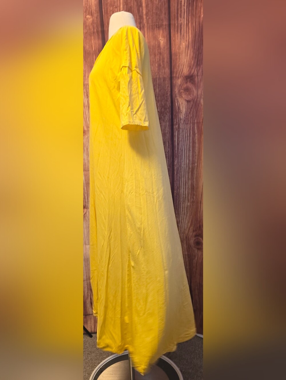 Free People Beach Carter Dress Size M Gold - Picture 3 of 9